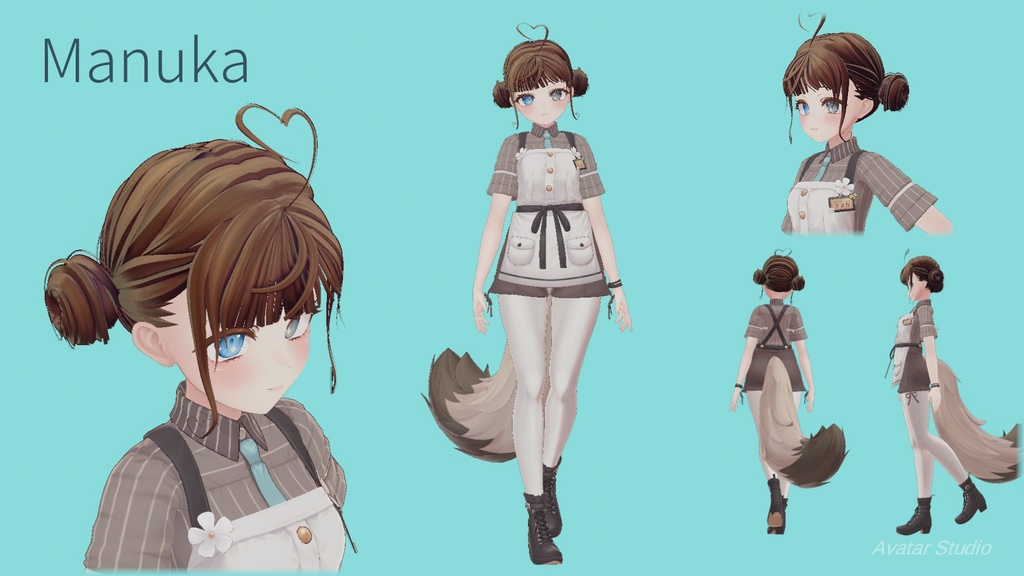 【複数アバター対応】お団子 Ver. II