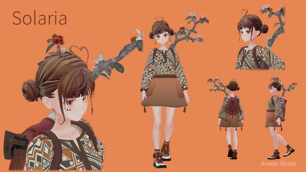 【複数アバター対応】お団子 Ver. II