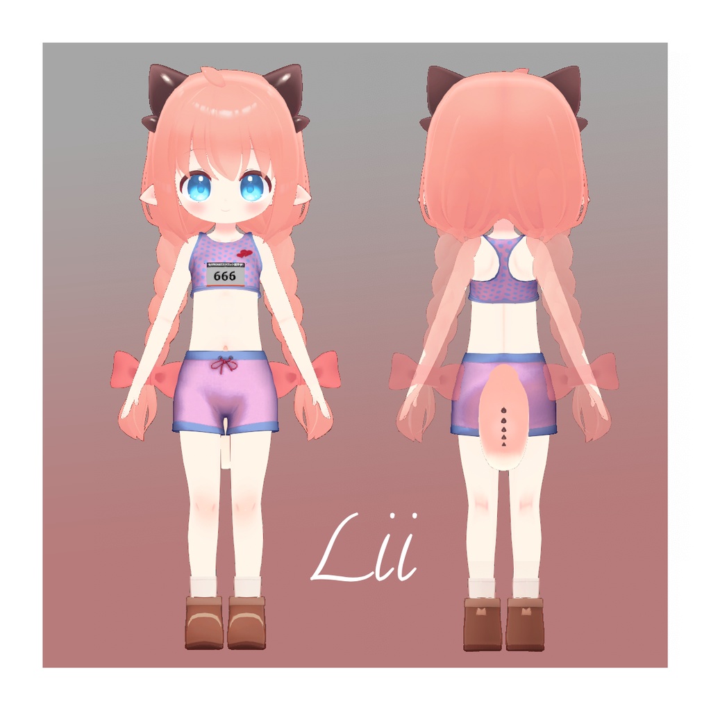 【複数アバター対応】SPORTS TANKTOP