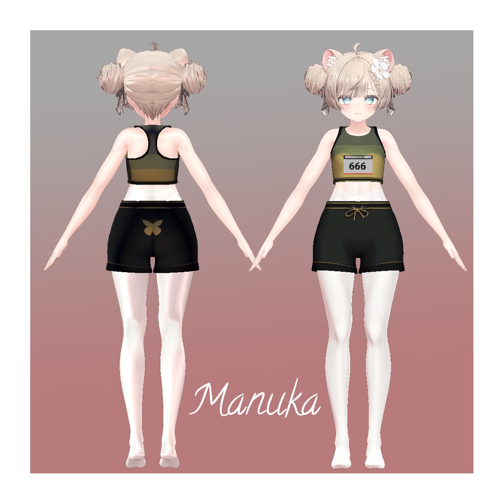 【複数アバター対応】SPORTS TANKTOP