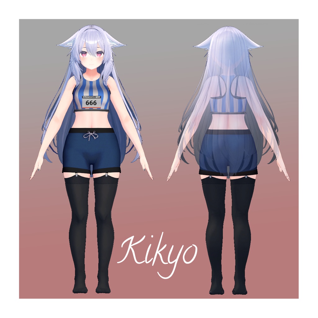 【複数アバター対応】SPORTS TANKTOP