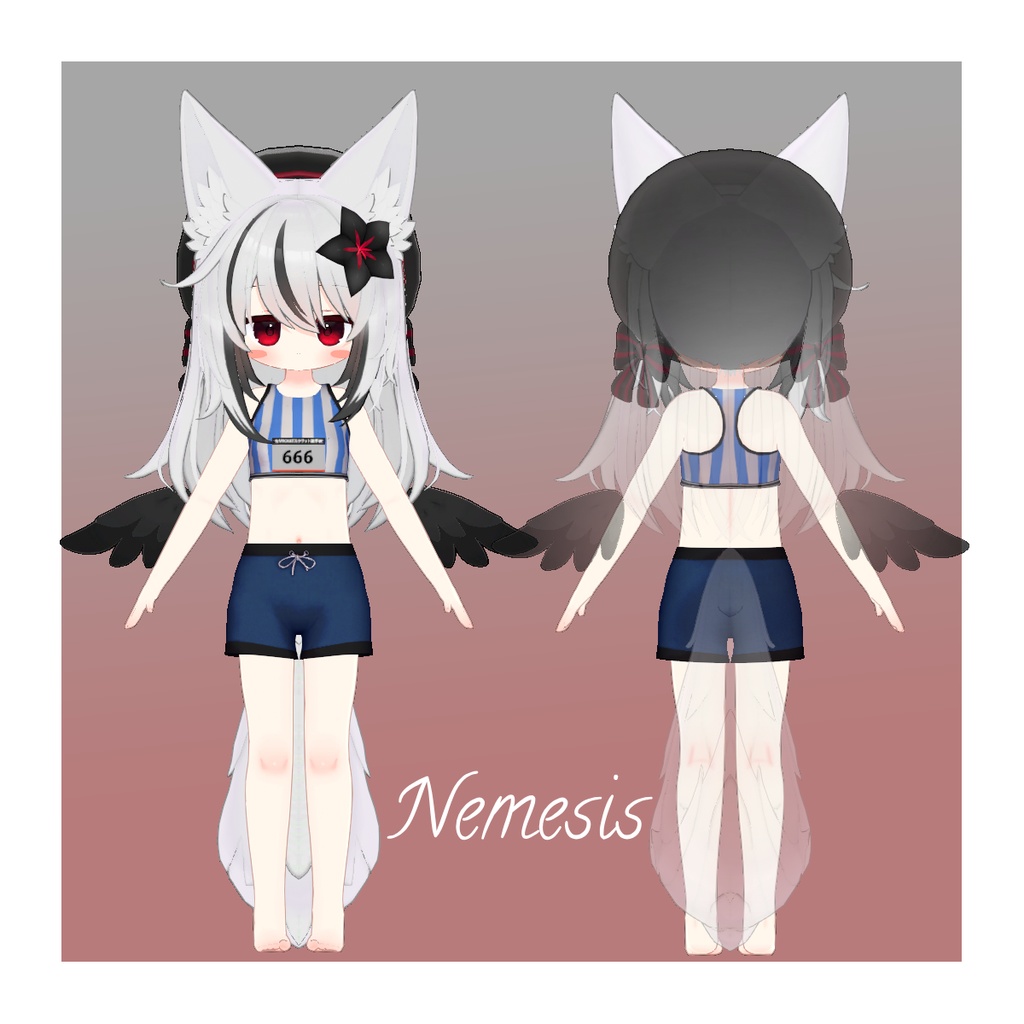 【複数アバター対応】SPORTS TANKTOP