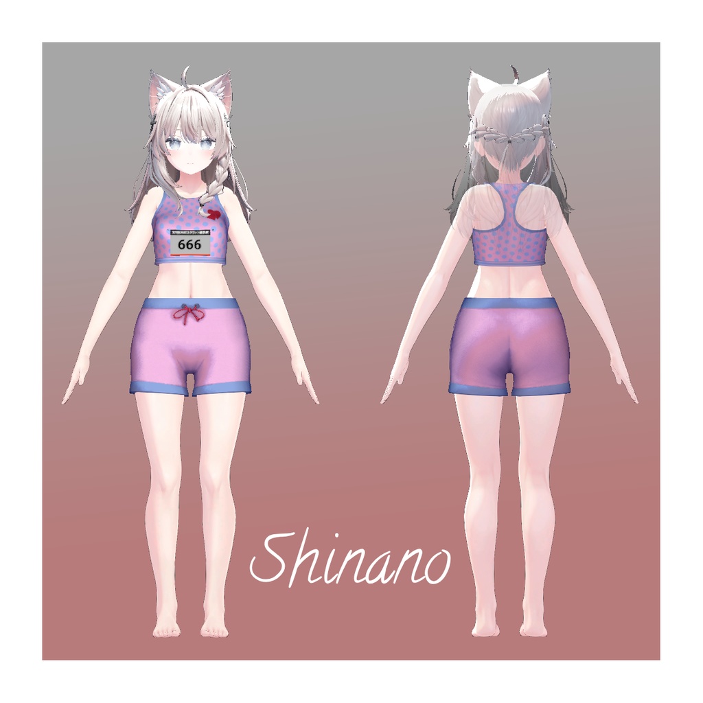 【複数アバター対応】SPORTS TANKTOP