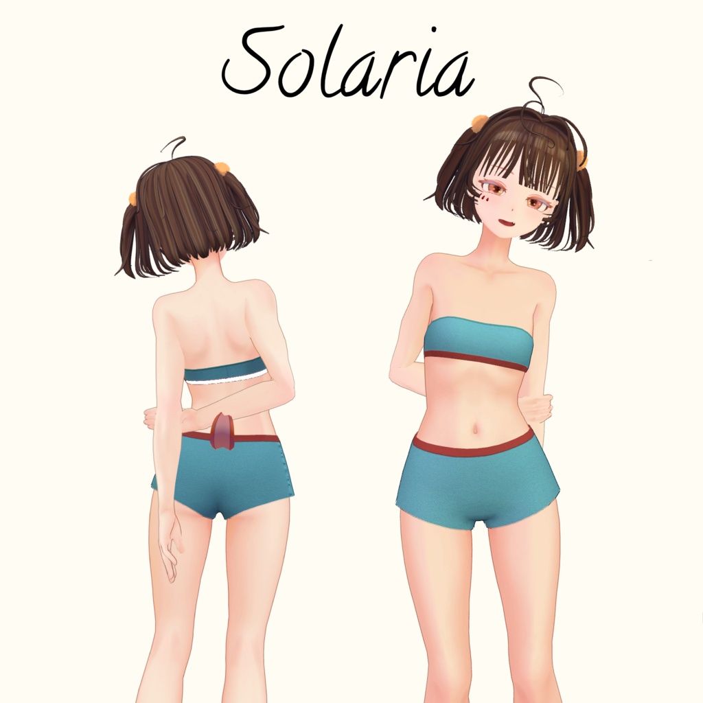 【複数アバター対応】ハーフツイン~デコントラクテ~