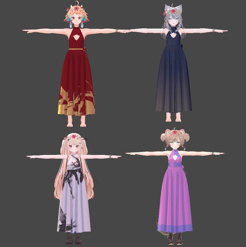 【ソラリア・リリカ・しなの・マヌカ・ビナア対応ドレス】スワープランタニエール