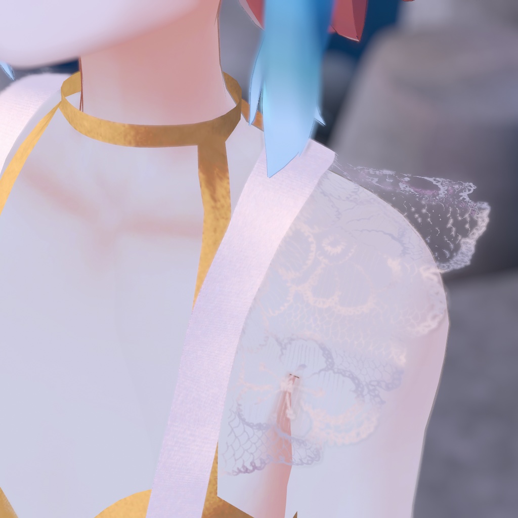 【複数アバター】スケスケメイド水着「La Plage」