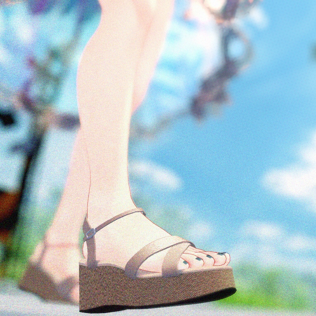 【複数アバター】スケスケメイド水着「La Plage」