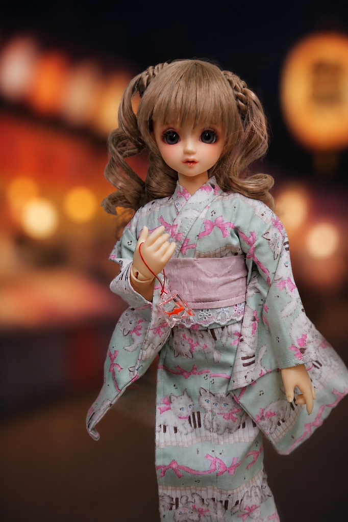 ネコちゃん浴衣セット