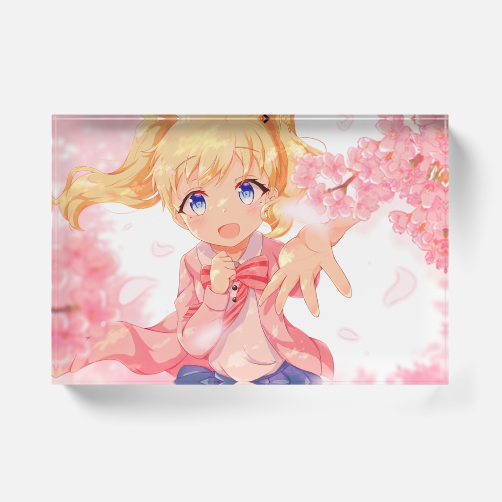 【非公式】アリスカータレット×桜 アクリルブロック