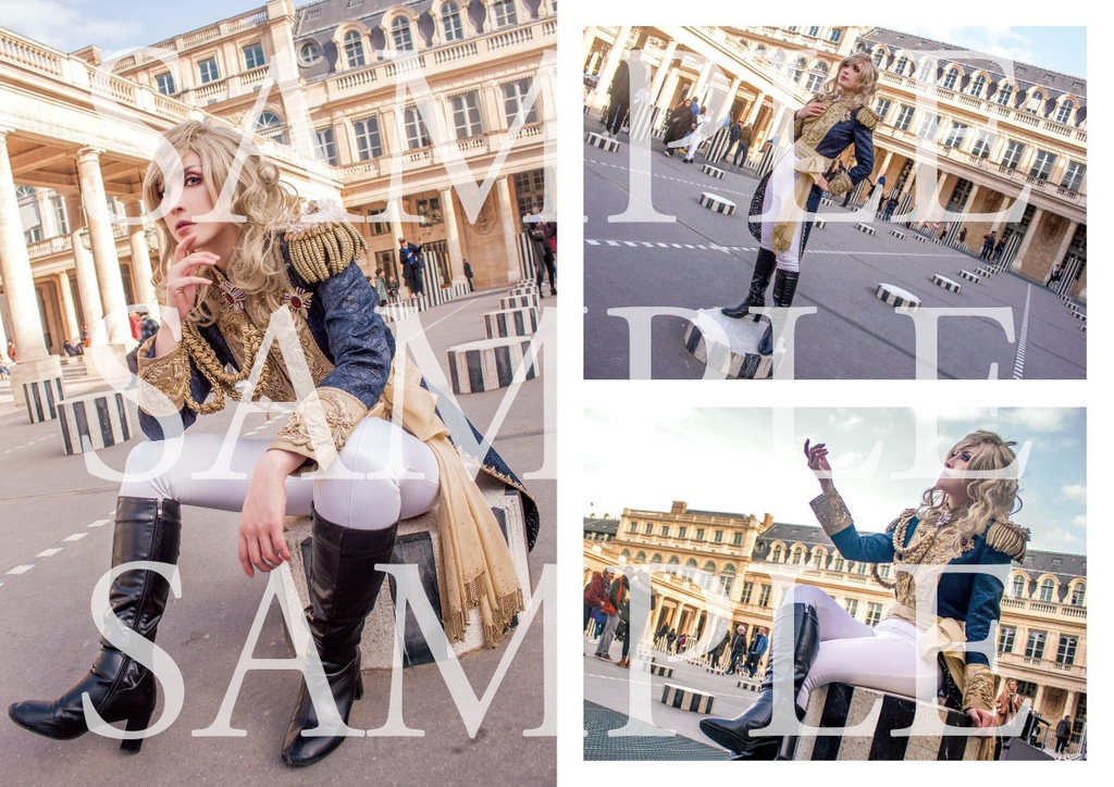 【特典あり】ベルサイユのばら フランス・パリ オスカル中心 コスプレ写真集