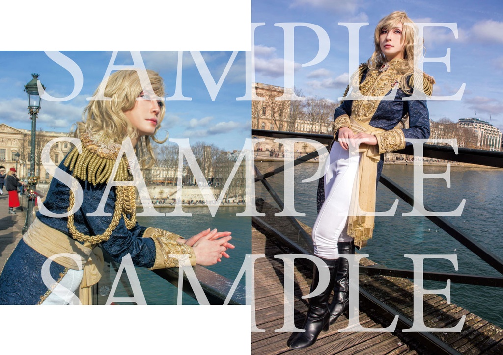 【特典なし】ベルサイユのばら フランス・パリ オスカル中心 コスプレ写真集