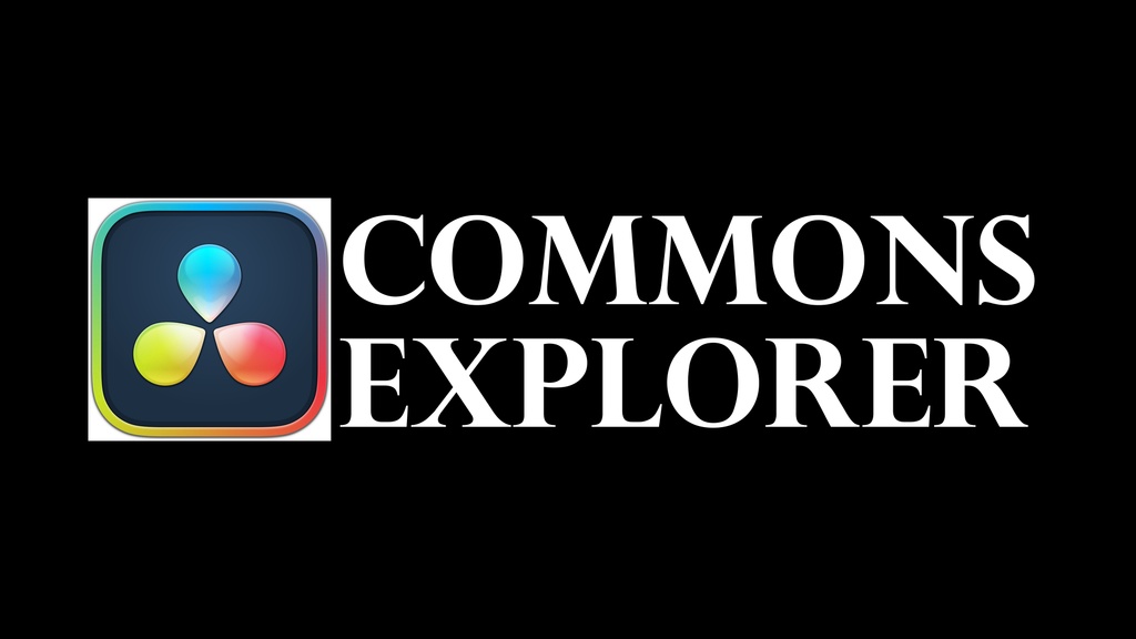 【無償】DaVinciResolve_CommonsExplorer