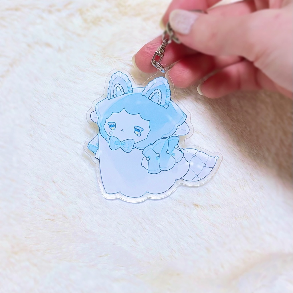 バブーシュカやぎアクリルキーホルダー【BOOTHオンデマンド販売】