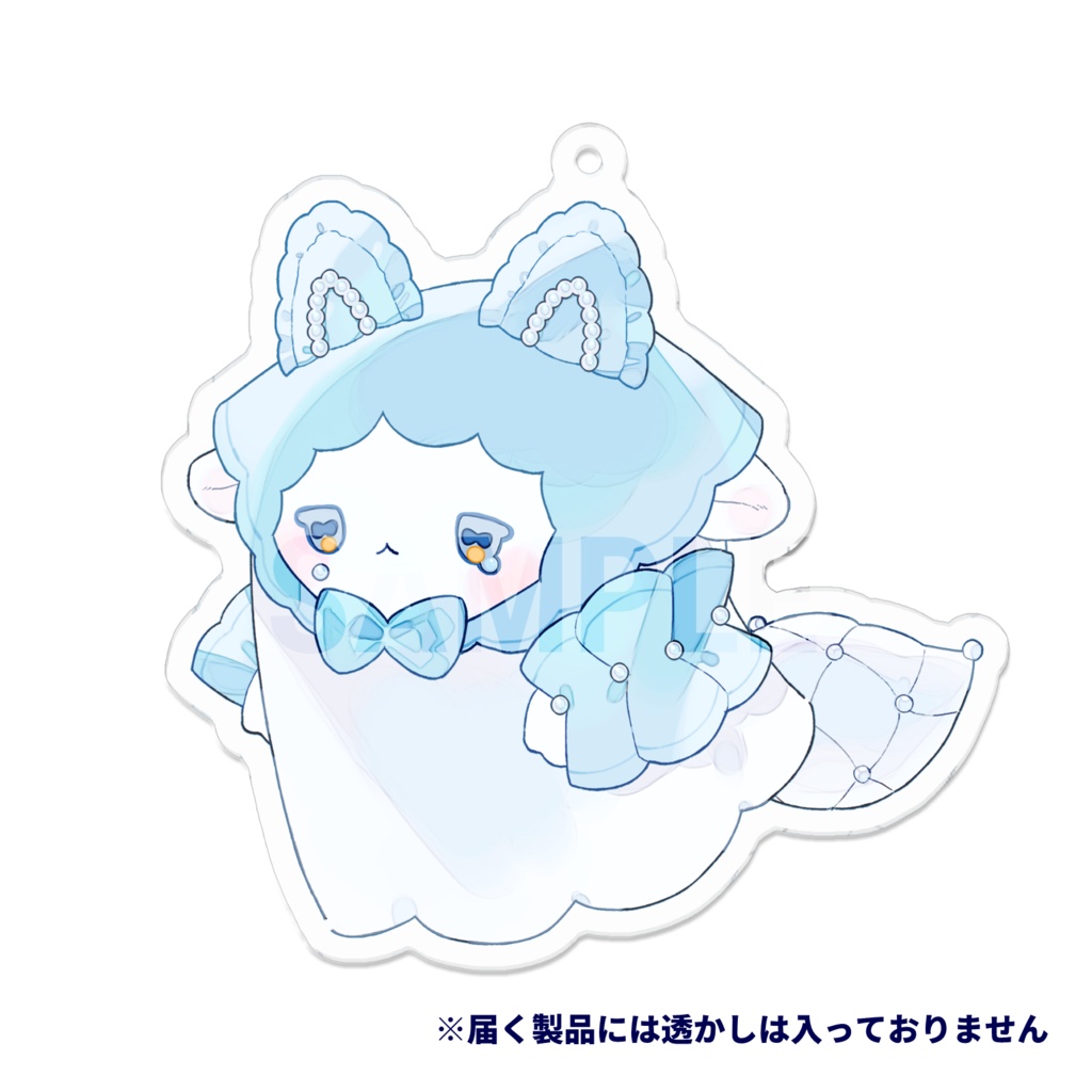 バブーシュカやぎアクリルキーホルダー【BOOTHオンデマンド販売】