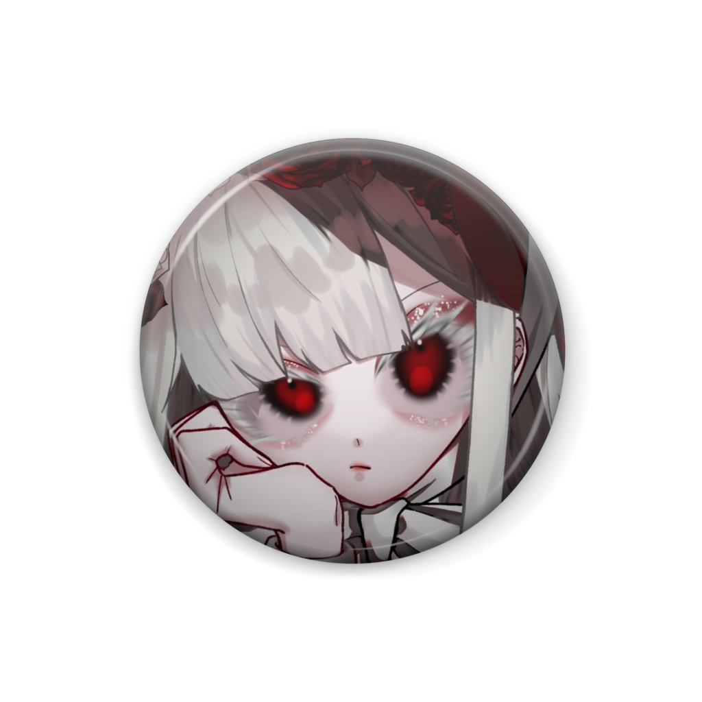 薔薇のあの子が見てる缶バッジ