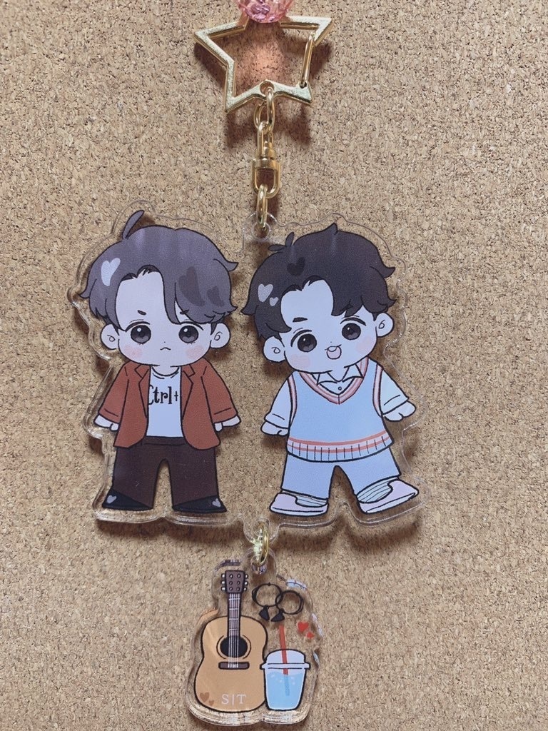 しっぽチャームアクリルキーホルダー