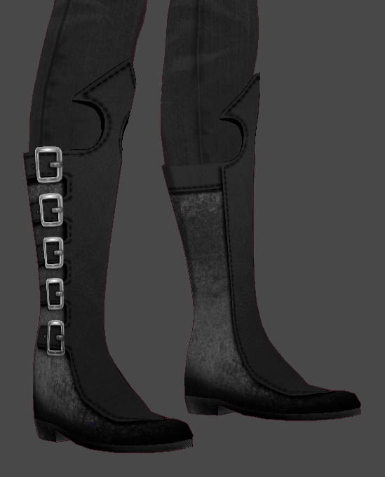 Goth Boots (V1 Black) 8 Colours + Variants