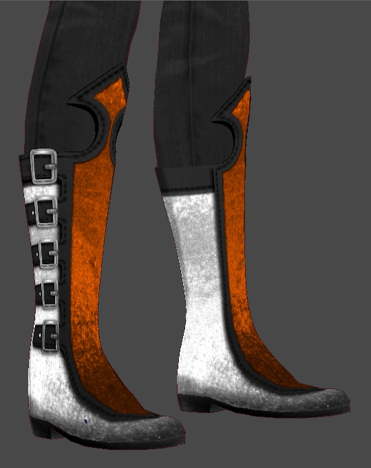 Goth Boots (V1 White) 8 Colours + Variants