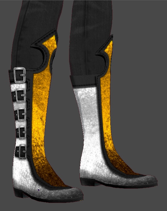 Goth Boots (V1 White) 8 Colours + Variants