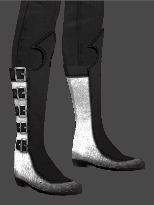Goth Boots (V1 White) 8 Colours + Variants