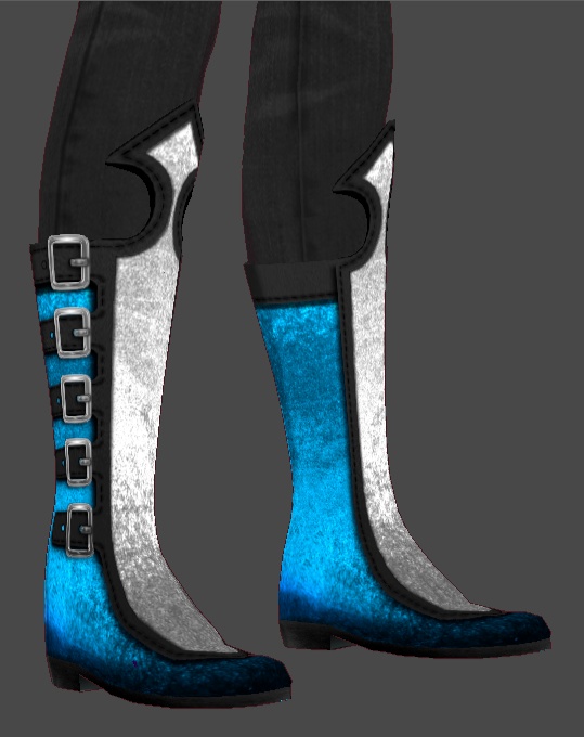 Goth Boots (V1 White) 8 Colours + Variants