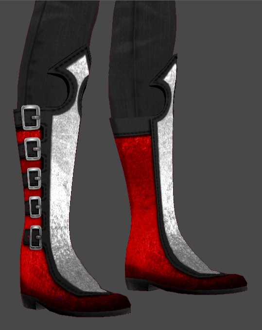 Goth Boots (V1 White) 8 Colours + Variants