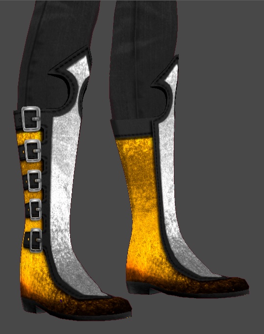 Goth Boots (V1 White) 8 Colours + Variants