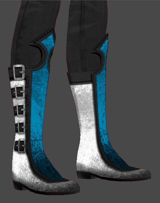 Goth Boots (V1 White) 8 Colours + Variants