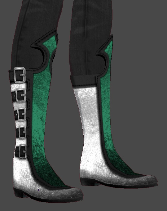 Goth Boots (V1 White) 8 Colours + Variants