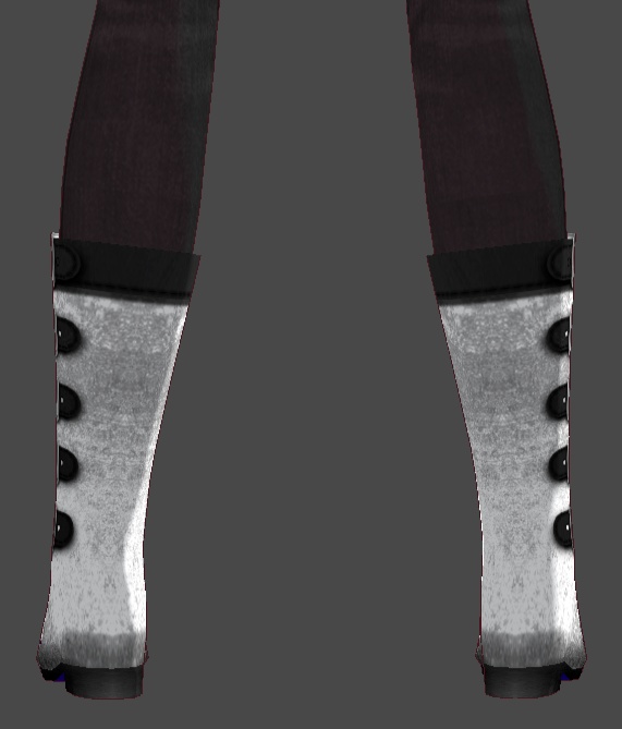 Goth Boots (V1 White) 8 Colours + Variants