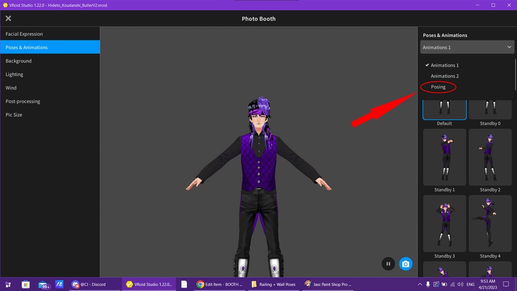 Pose Pack (Low Railing)