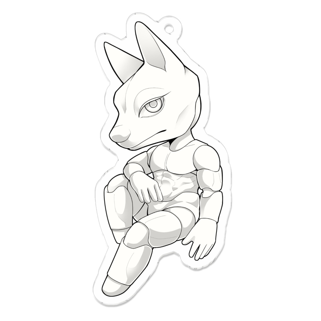 【ミニ作品シリーズ】球体関節犬人形