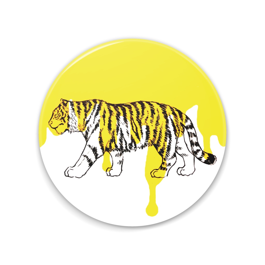 「Yellow Tiger」75mm 缶ミラー