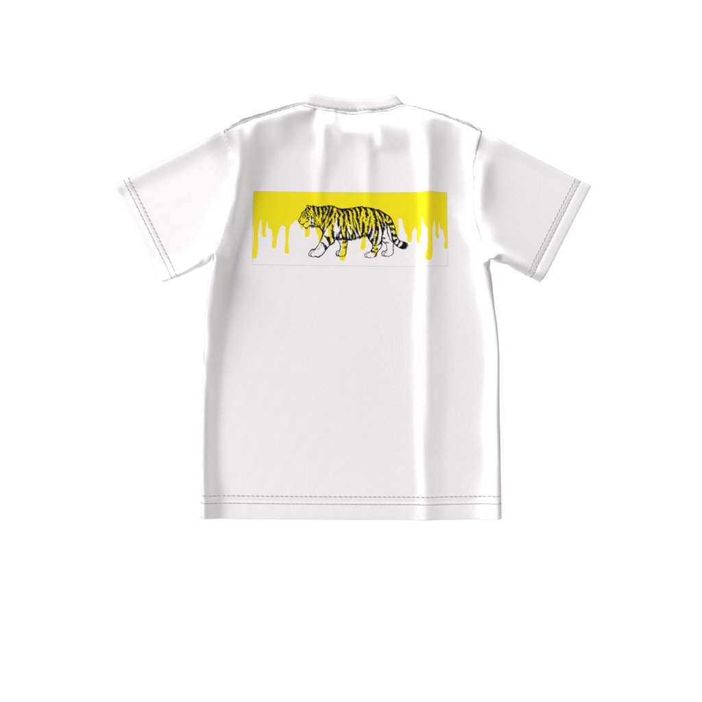 「Yellow Tiger」ビックシルエットTシャツ
