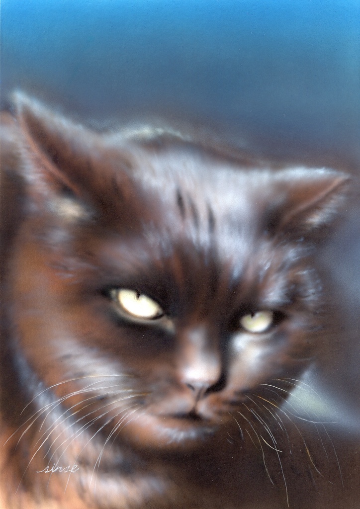 猫アート７