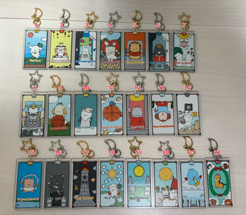 タロットキーホルダー