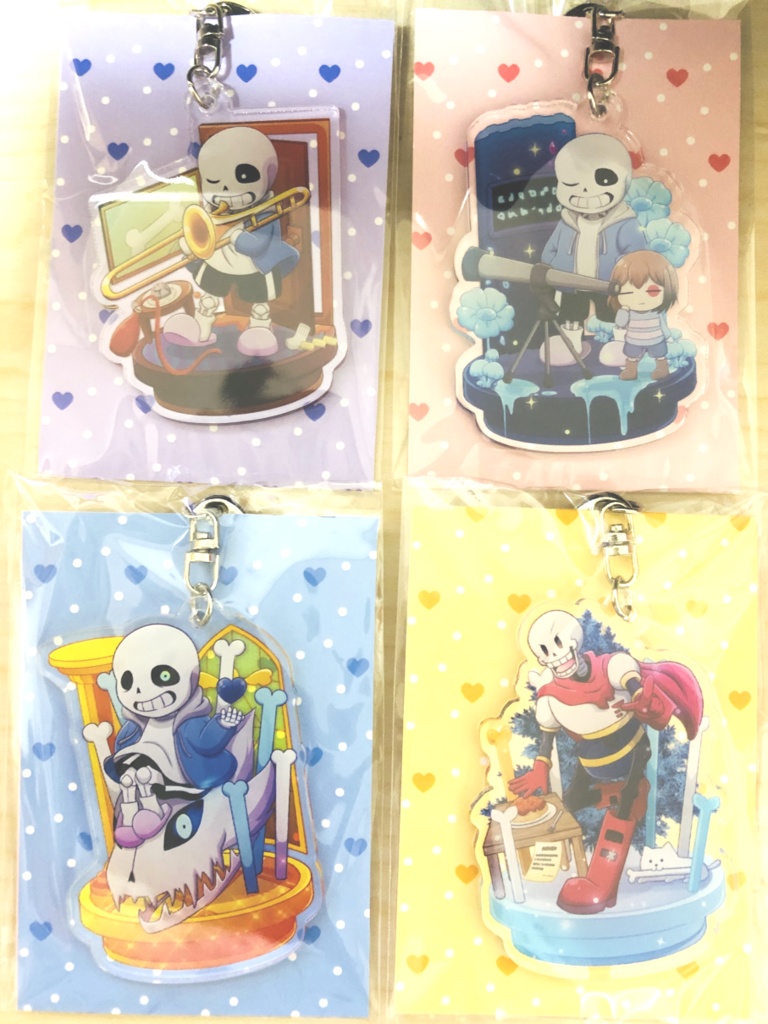 Undertale アクリルキーホルダー 4種