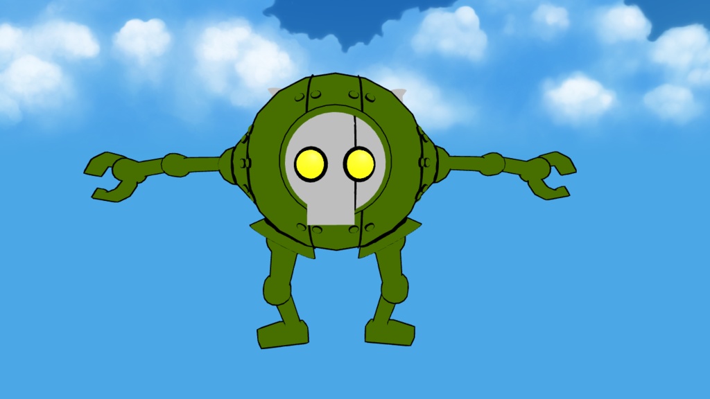 スカル・ポンコッツ(赤青緑)パック