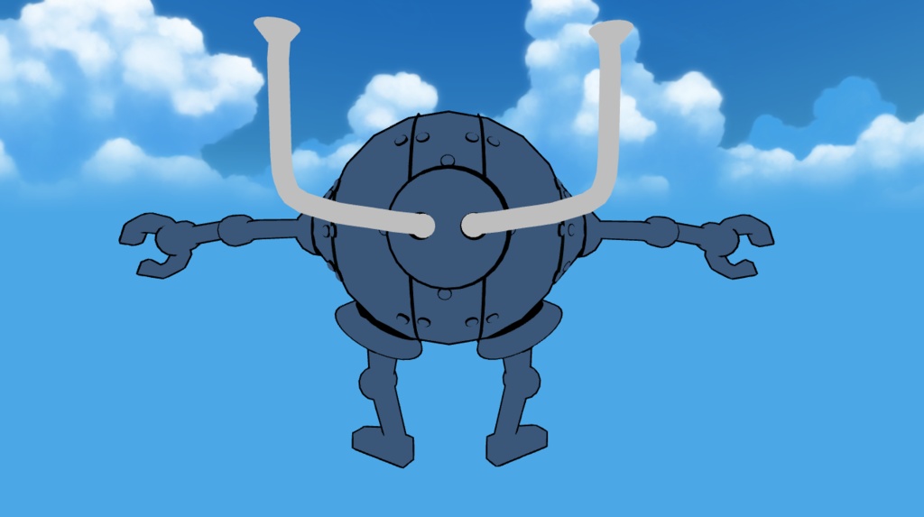 スカル・ポンコッツ(赤青緑)パック