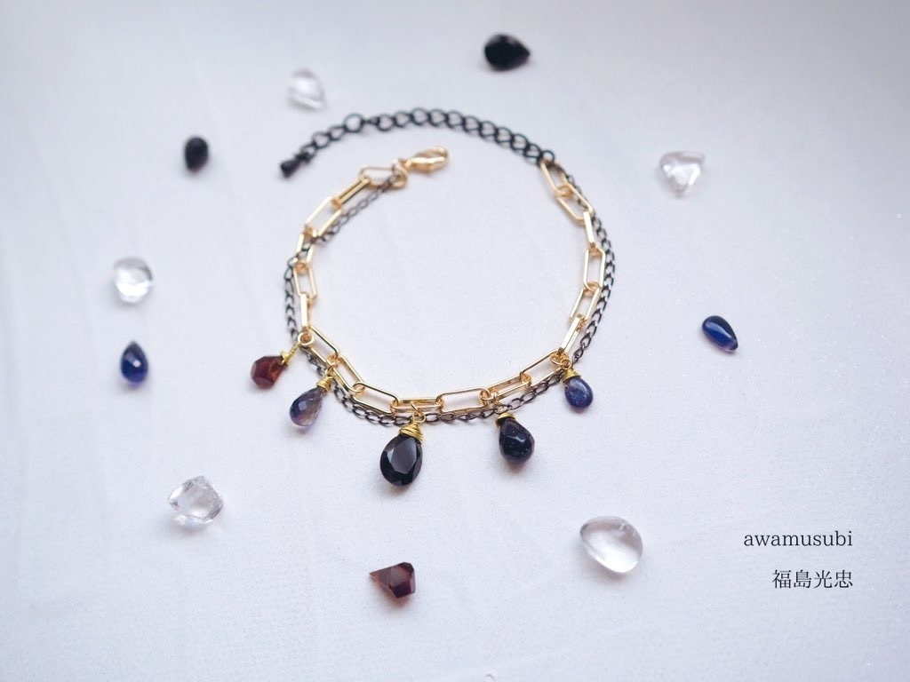 天然石ブレスレット《光忠》