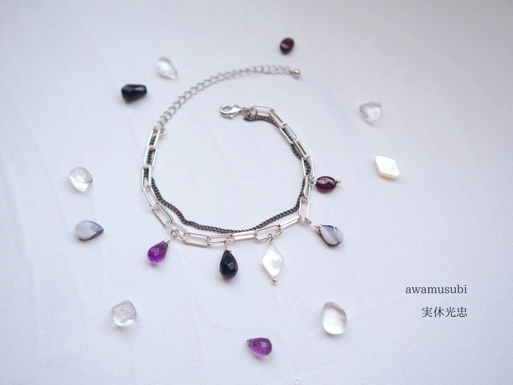 天然石ブレスレット《光忠》