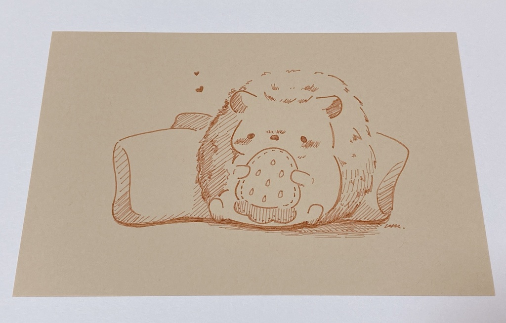 ドローイング はりねずみと…