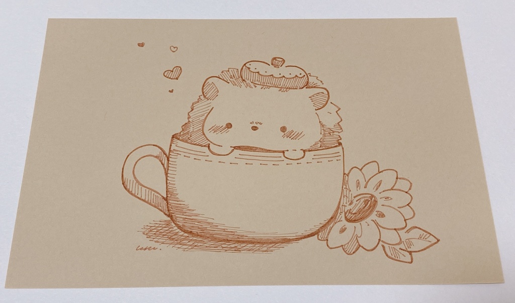 ドローイング はりねずみと…