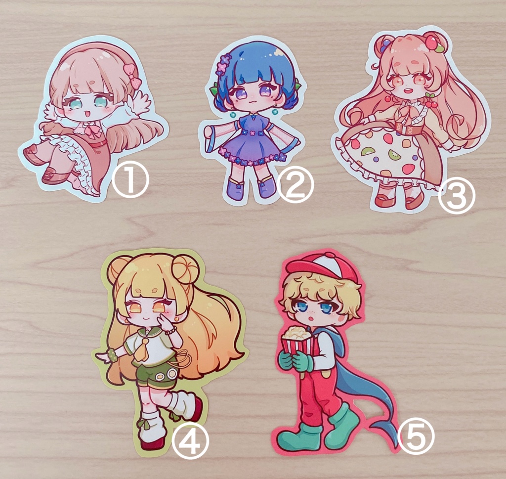 創作イラストステッカー