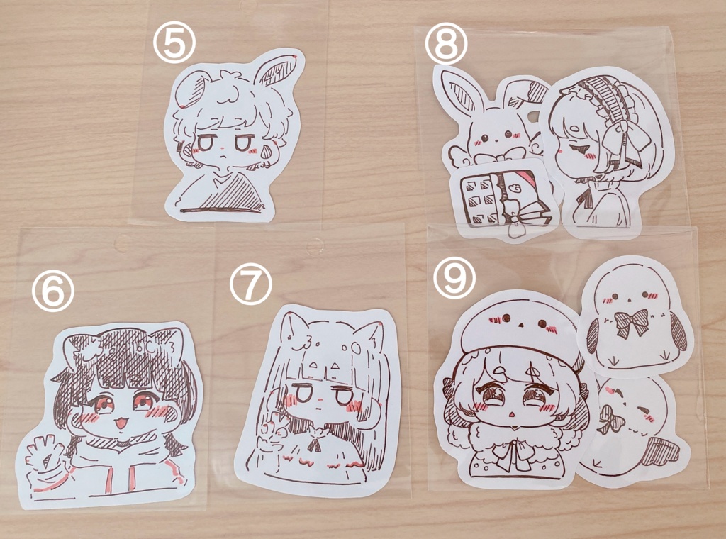 原画ステッカー