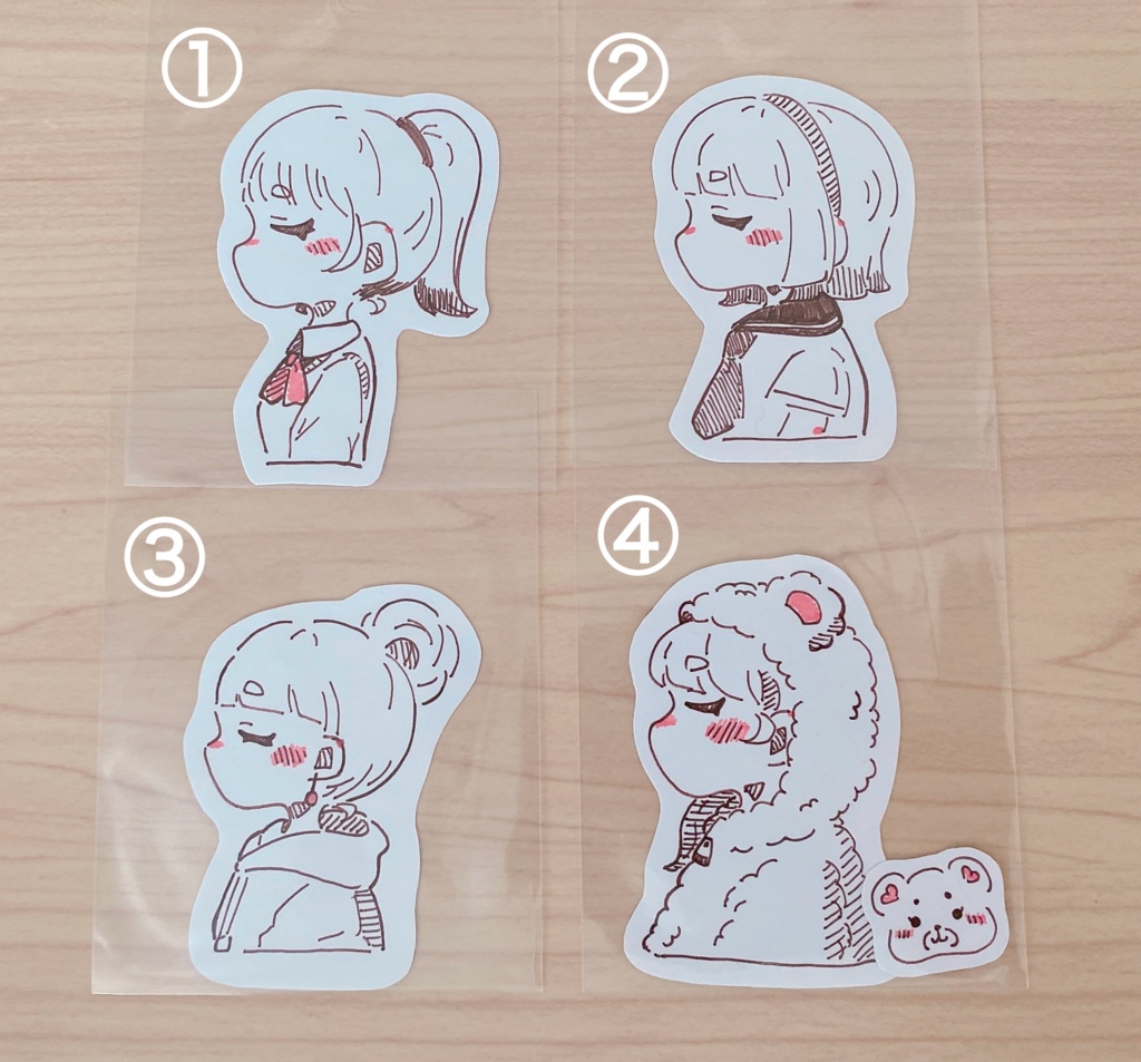 原画ステッカー