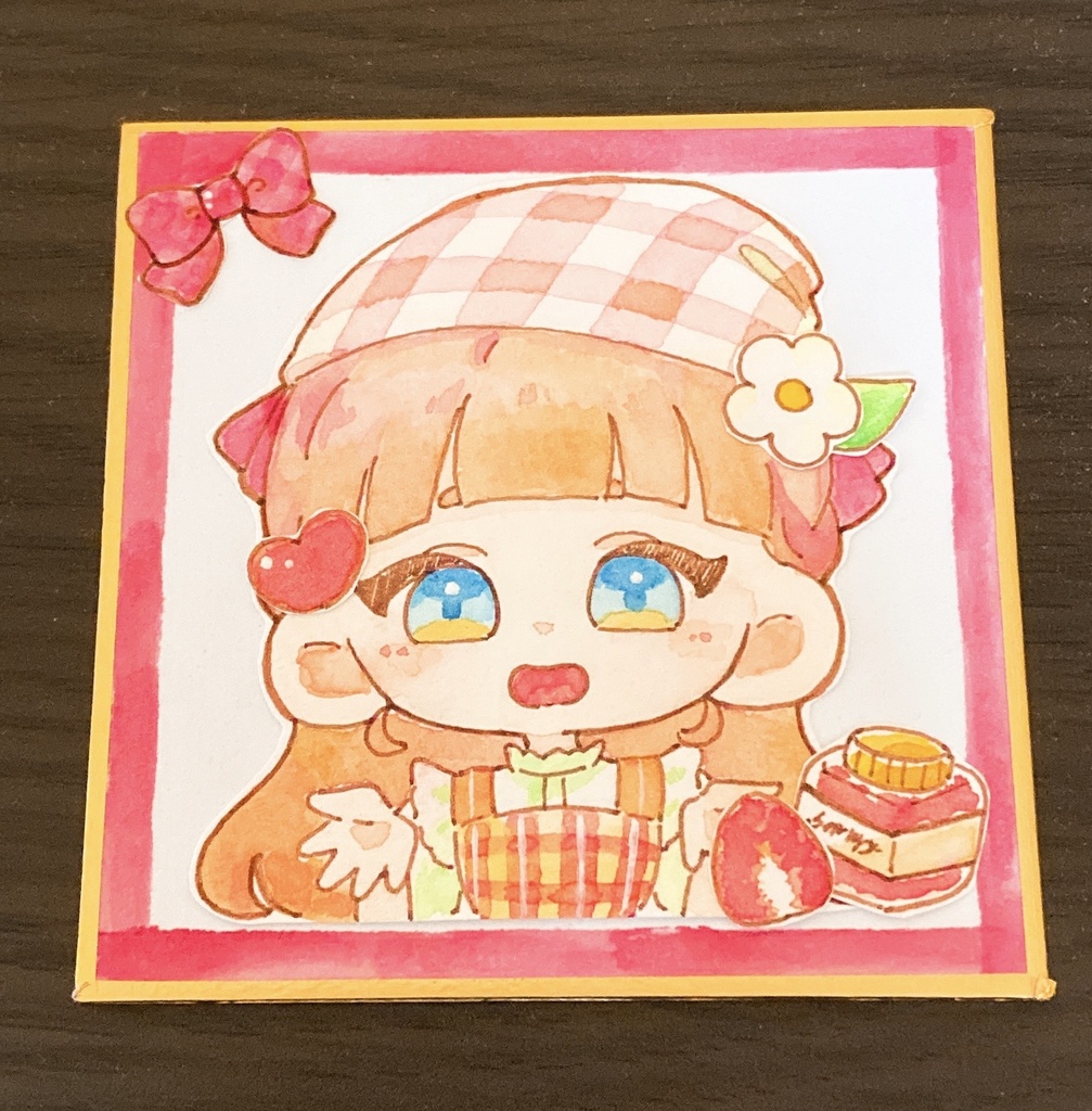 フレームレス原画 デフォルメイラスト