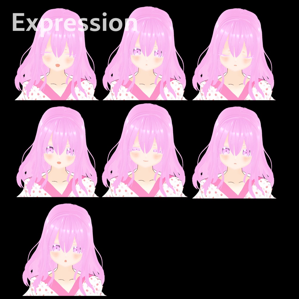 現在対応しておりません【3Dモデル】愛 cluster、VRChat対応