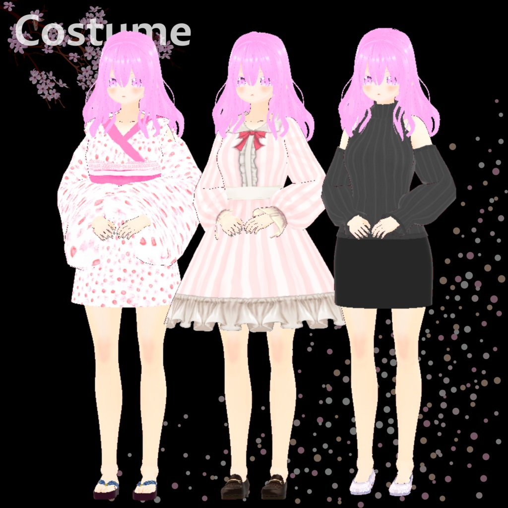 現在対応しておりません【3Dモデル】愛 cluster、VRChat対応