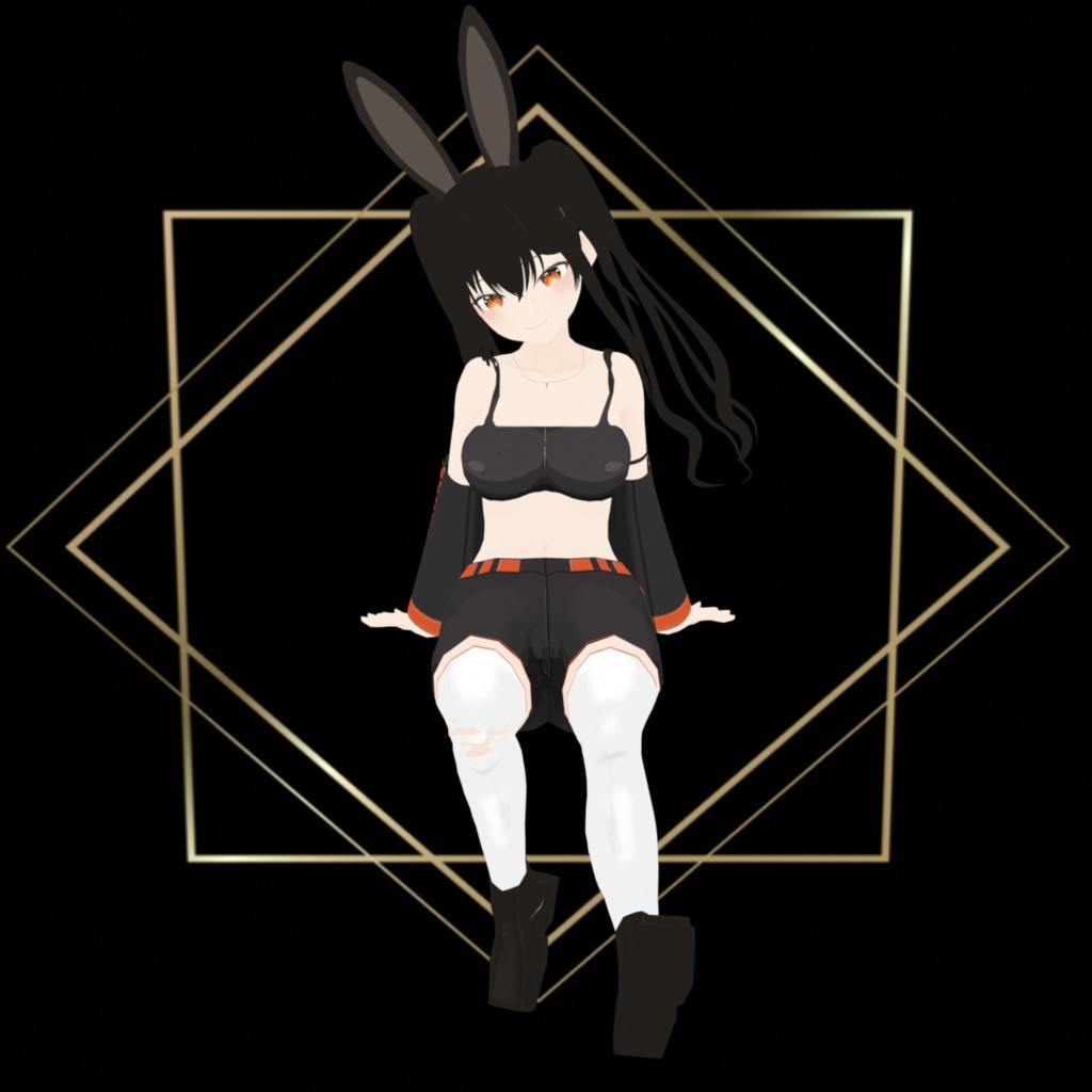 【セール・sale】Rika origional 3D model for VRChat Cluster 対応